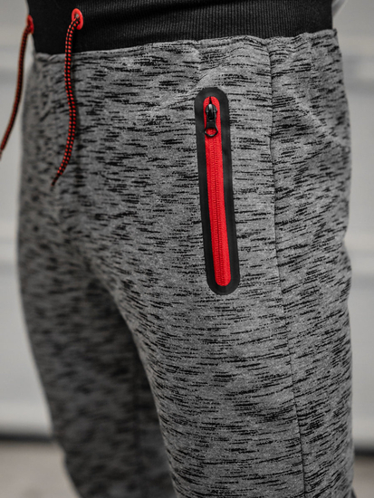 Sportske hlače muške grafitowe Bolf 55037A