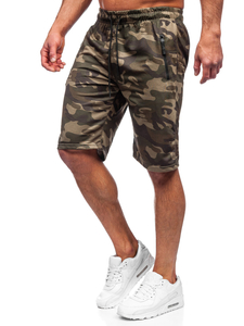 Kaki sportske kratke camo muške hlače Bolf JX700