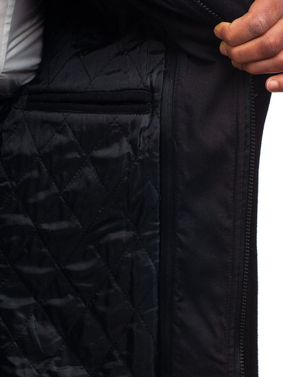 Kaput muški zimski crni Bolf 1808