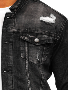 Crna traper jakna muška Bolf MJ507N