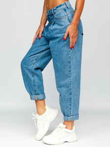 Plave ženske traperice slouchy Bolf BS586