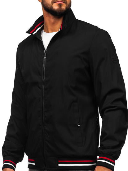 Crna prijelazna jakna muška Bolf 7342