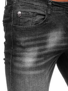 Crne traperice muške regular fit Bolf MP019N