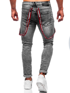 Crne muške traperice slim fit Bolf KX968-C