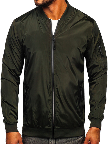 Khaki muški prijelazni kaput Bolf W3908