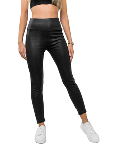 Crne ženske prugaste tajice Bolf XF2303