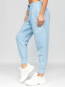 Svijetloplave sportske hlače ženske Bolf 0011