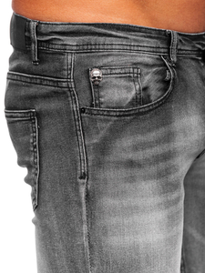 Crne muške traper hlače regular fit Bolf MP019G