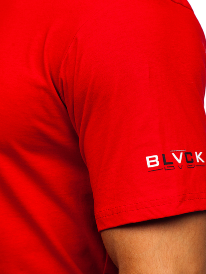 Crvena muška pamučna majica Bolf 14739