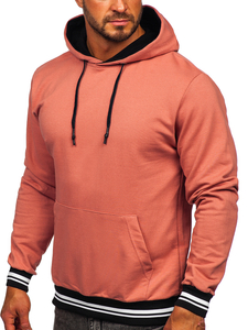 Muška dukserica s kapuljačom losos Bolf 145369