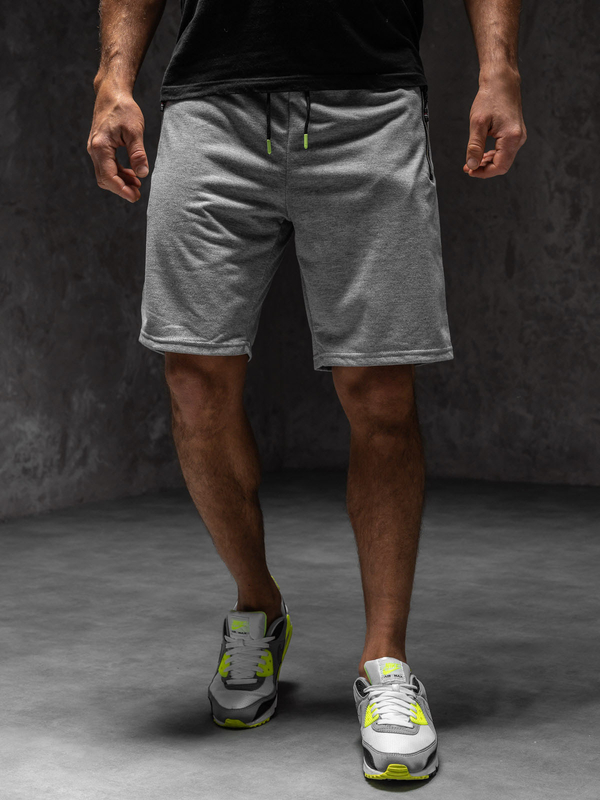 Sive muške trenirke kratke hlače Bolf 8K287A1