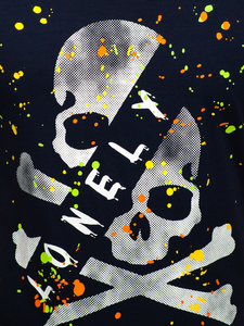 Tamnoplava majica muška s printom Bolf Y70008