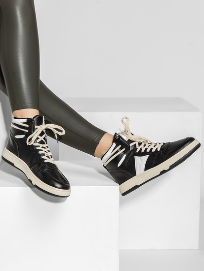 Crne ženske cipele patike Bolf YD650