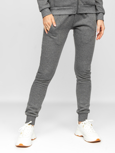 Grafitni dvodijelni komplet ženske trenirke Bolf 0003