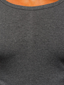 Majica muška bez printa grafitna Bolf NB003