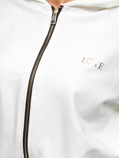 Bijeli komplet trenirka ženska Bolf 2062