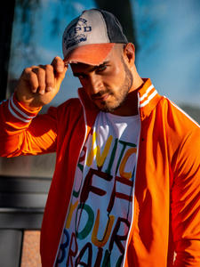 Muška majica s printom bijela Bolf 1181