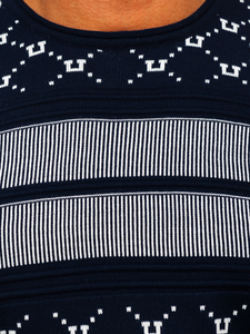 Tamnoplavi džemper muški Bolf 1059