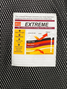 Zimska jakna muška skijaška crno-zelena Bolf 1910