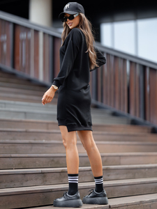 Ženska sportska haljina crna Bolf 524