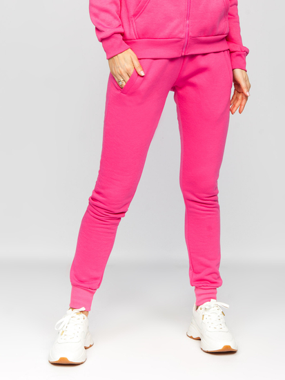 Tamnoružičasti dvodijelni komplet ženske trenirke Bolf 0003