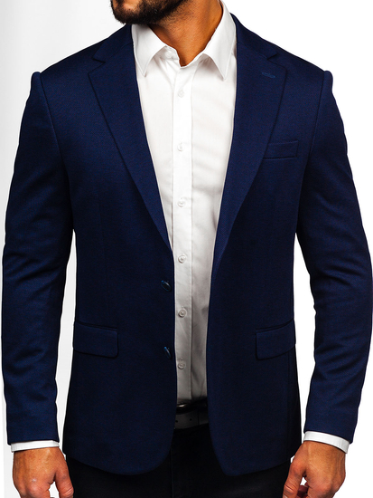 Muški ležerni sako Mornarsko plava Bolf 24401