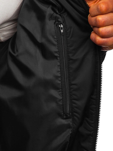 Jakna muška prijelazna crna Bolf K01