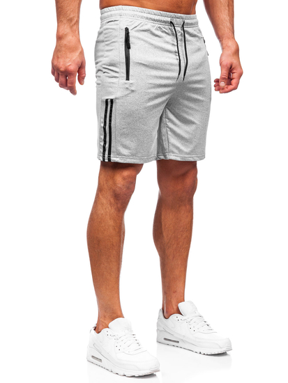 Sive muške kratke trenirke Bolf 68020