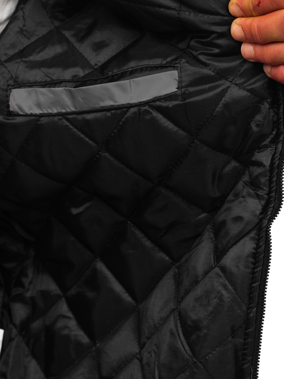 Prijelazna bomber jakna muška siva Bolf AK95