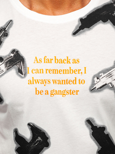 Muška pamučna majica s printom Bijela Bolf MPO3471