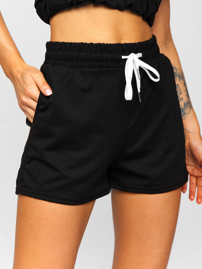 Crni dvodijelni ženski sportski komplet Bolf YP1003