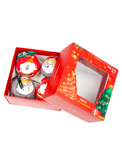 Božićne ženske čarape višebojne Bolf M7-8P 8 PACK