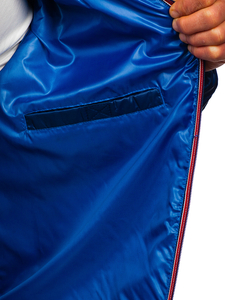 Prijelazna muška sportska jakna plava Bolf 1908