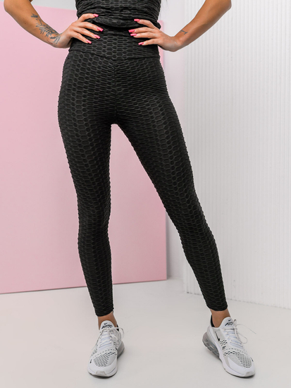 Crni dvodijelni ženski set dukseva Bolf YW88037