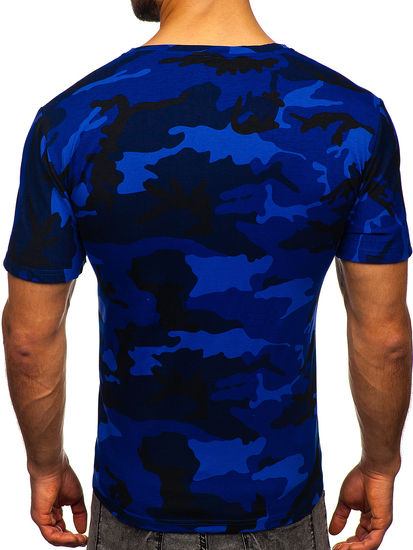 Tamnoplava muška majica camo Bolf S807