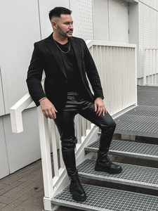 Crni elegantni muški sako Bolf 1652A