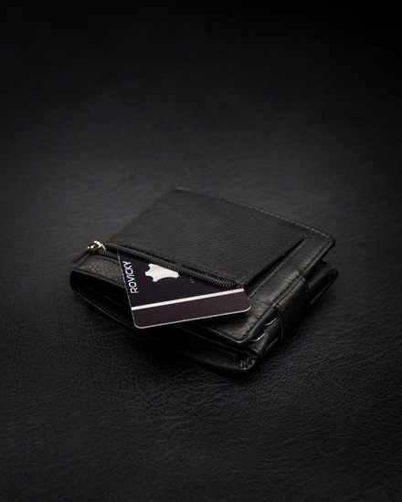 Novčanik muški kožni crni 13967