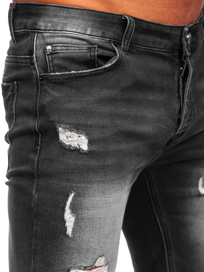 Crne kratke traper hlače muške Bolf MP0061N