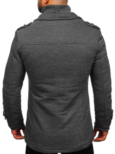 Sivi zimski kaput muški Bolf 88802