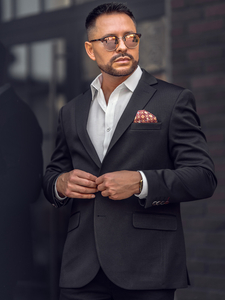 Crni muški casual sako Bolf 24401