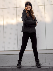 Crna zimska jakna ženska sportska Bolf HH012