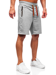 Sive muške trenirke kratke hlače Bolf 8K291