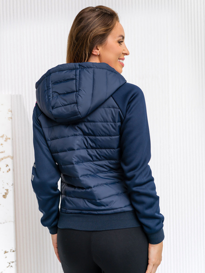 Ženska prijelazna majica-jakna tamnoplava Bolf KSW4012A1