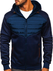Tamnoplava prijelazna muška jakna Bolf KS2232