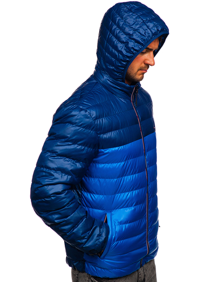 Prijelazna muška sportska jakna plava Bolf 1908