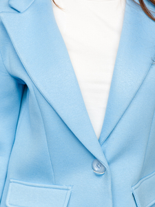 Svijetloplavi kratki ženski kaput Bolf 20672