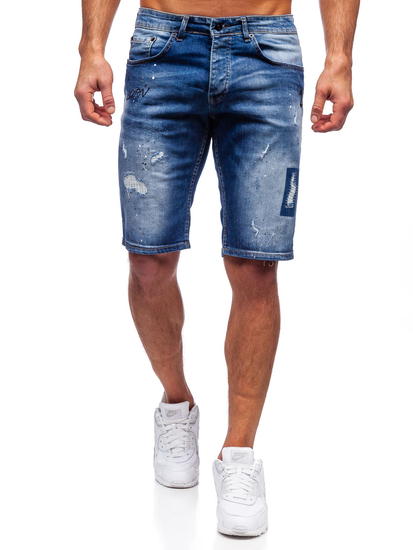 Tamnoplave od trapera kratke hlače muške Bolf R3007