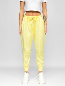 Żute sportske hlače ženske Bolf 0011