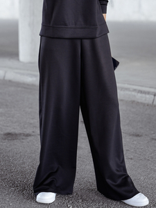 Ženski dvodijelni trenirke komplet crni Bolf 821111