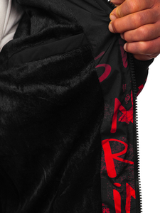 Crvena muška prošivena zimska jakna Bolf 27M8102